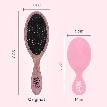 Wet Brush Disney Original Hair Detangler, Belle (Elegant Princess), Ultra-Soft IntelliFlex Bristles, Detangling Brush Glides Through Tangles (Wet Dry & Damaged Hair), Women & Men