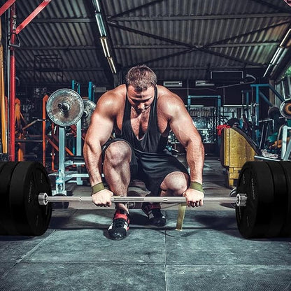 GYMENIST Bumper Plates is Made for 2 Inch 10 LB 55 LB