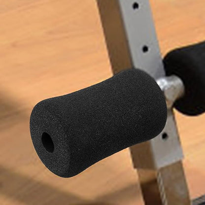 Sponge Foam Foot Pad Roller 2 Pair 1-inch Rod 5.3" X 2.9" ；Od 0.87" Id)