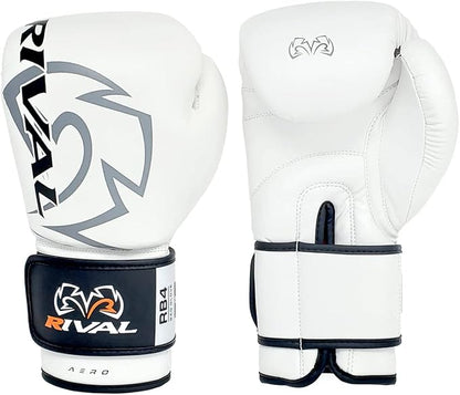 RIVAL Boxing RB4 Econo Bag Gloves, Hook and Loop Closure - Synthetic PU Outer Shell for Extra Durability and Performance