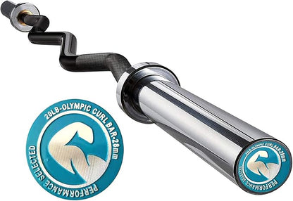 Chong Olympic Barbell 47Inch-4FT-350lb /86Inch-7FT-1500lb EZ Curl Weight Bar