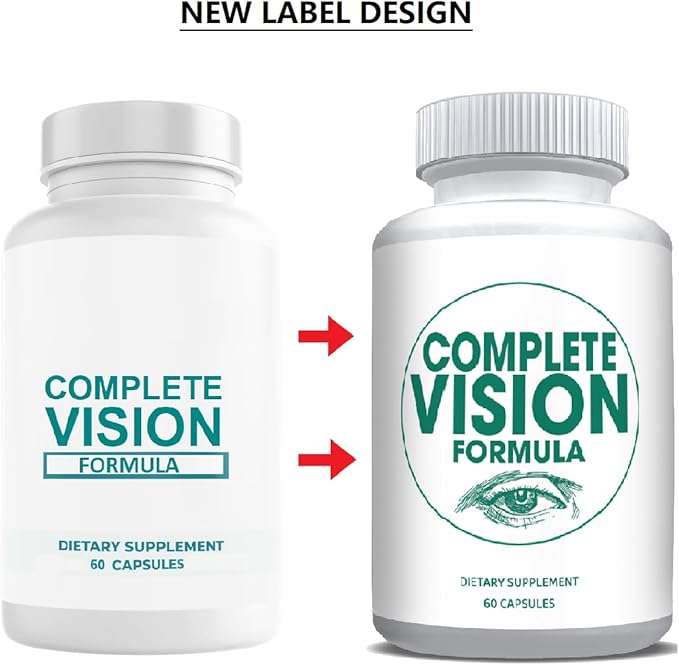 Pure Eye Health Vitamin & Mineral Supplements for Adults | #1 Complete Research Vision Formula w/Bilberry, Lutein, Zeaxanthin, Lycopene, Resveratrol | Supports Eye Strain, Dry Eyes 60 Capsules