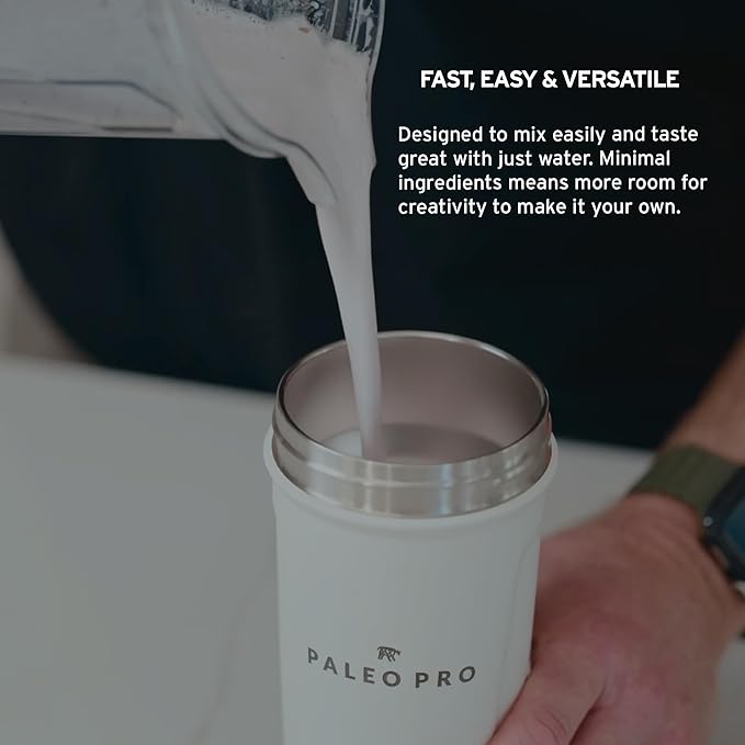 PaleoPro Protein Powder Grass-Fed, Pastured, Cage-Free Protein | Gluten Free, Dairy Free. No Sugar, Soy, Grains or Net Carbs | Paleo & Keto Friendly - 15 Servings (1 lb, Aztec Vanilla)