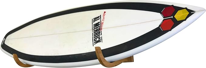 COR Surf Surfboard Wall Rack for Longboards and Shortboards | Beautiful Wood Wall Display Mount Works Indoor and Outdoor