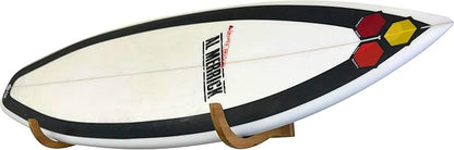 COR Surf Surfboard Wall Rack for Longboards and Shortboards | Beautiful Wood Wall Display Mount Works Indoor and Outdoor