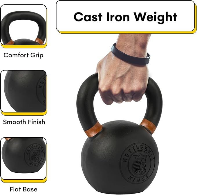 Kettlebell Kings Powder Coated Kettlebell Weights - 9-97