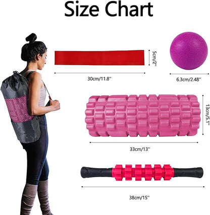 5 in 1 Foam Roller Set