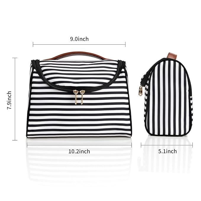 Ethereal Travel Makeup Bag, Toiletry Bag for Women, Make Up Bag, Travel Bag for Travel Accessories Large Capacity Cosmetic Bag