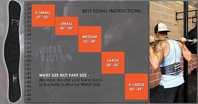 Weight Lifting Belt for Men and Women 6 Inch,