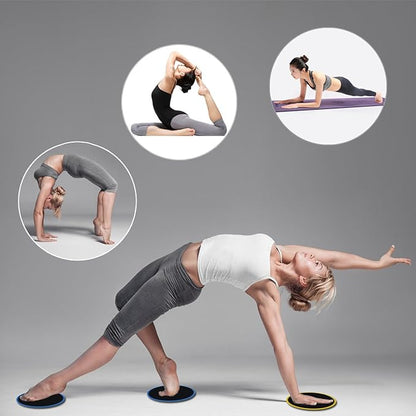 Exercise Sliders, Dual Sided Core Sliders, Work Smoothly (2PCs)…