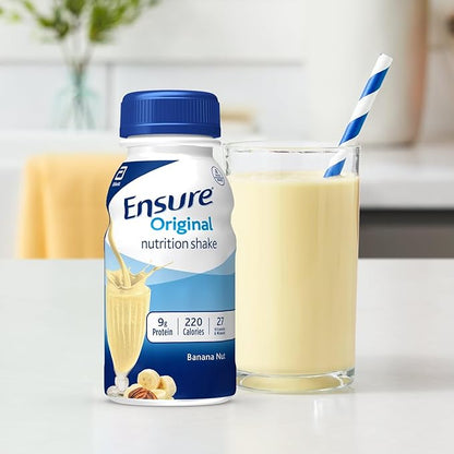 Ensure Original Banana Nut Nutrition Shake | Meal Replacement Shake | 24 Pack