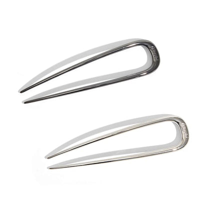 Kitsch Metal French Hair Pin for Women - Elegant Hair Accessories for Women, Ideal for Buns & French Twist, Designed for a Secure, Comfortable Fit - Silver