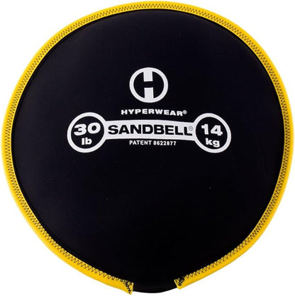HYPERWEAR SandBell Sandbag Workout Bag Pre-Filled with Clean 2lb -50lb) -50lb)