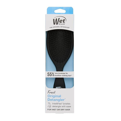 Wet Brush Original Detangler Hair Brush, Black Frost - Ultra-Soft IntelliFlex Bristles - Detangling Brush Glides Through Tangles For All Hair Types (Wet Dry & Damaged Hair) - Women & Men