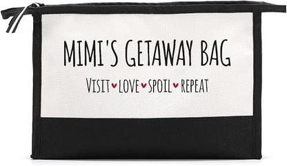 Grandma Gifts Mimi Gifts Makeup Bag Nana Birthday Gifts Great Grandma Gifts First Time Grandma Gifts Grandmother Gifts Christmas for Gigi Nana New Grandma Promoted to Grandma Cosmetic Bag