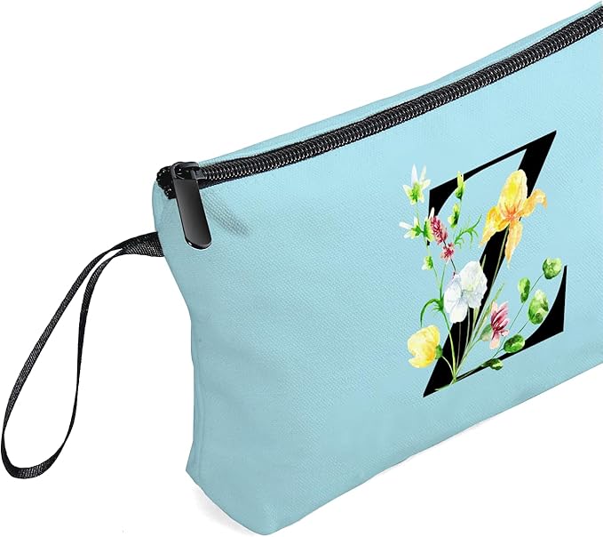 SEAMOON Birthday Friendship Bridesmaid Team Gifts for Employees Women Mom Girl Daughter Teenage Personalized Make up Cosmetic Bag Travel with Mirror Mothers Day Christmas Graduation Z