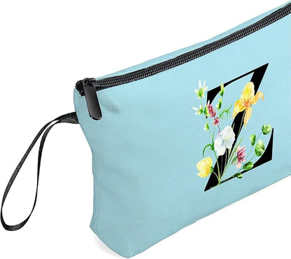 SEAMOON Birthday Friendship Bridesmaid Team Gifts for Employees Women Mom Girl Daughter Teenage Personalized Make up Cosmetic Bag Travel with Mirror Mothers Day Christmas Graduation Z