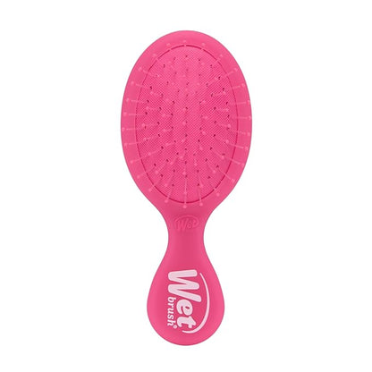 Wet Brush Mini Detangler Hair Brush, Pink Frost, Detangling Travel Hairbrush, Ultra-Soft IntelliFlex Bristles Glide Through Tangles with Ease, Pain-Free, All Hair Types
