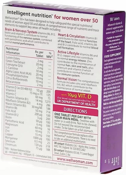 Vitabiotics 50+ 30 Tablets