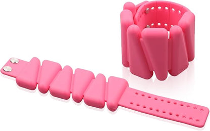 Silicone Wrist Weight Band Wristband(2-PCS Set, 1Lb/pcs S,2Lb/PCS S,2Lb/PCS L)