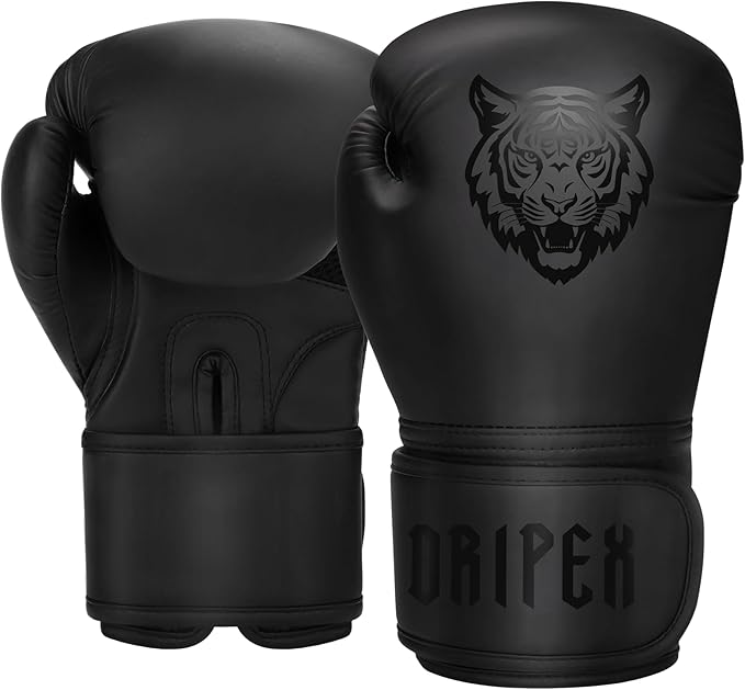 Dripex Boxing Gloves for Men Women Youth, Boxing Training Gloves | for Heavy Bag Workout, Muay Thai, Kickboxing, Sparring Punching（8 10 12 14 16oz）