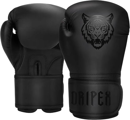 Dripex Boxing Gloves for Men Women Youth, Boxing Training Gloves | for Heavy Bag Workout, Muay Thai, Kickboxing, Sparring Punching（8 10 12 14 16oz）