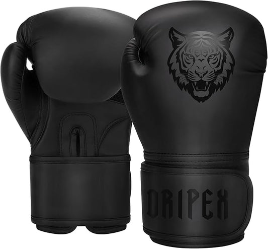 Dripex Boxing Gloves for Men Women Youth, Boxing Training Gloves | for Heavy Bag Workout, Muay Thai, Kickboxing, Sparring Punching（8 10 12 14 16oz）