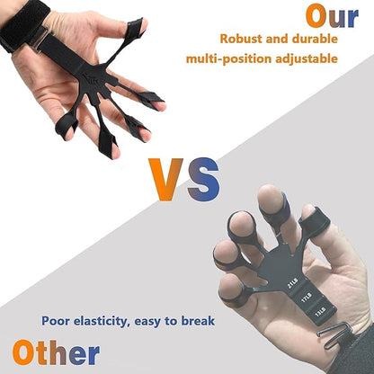 Grip Strength Trainer with Forearm Strengthener Recover(5 PCS)