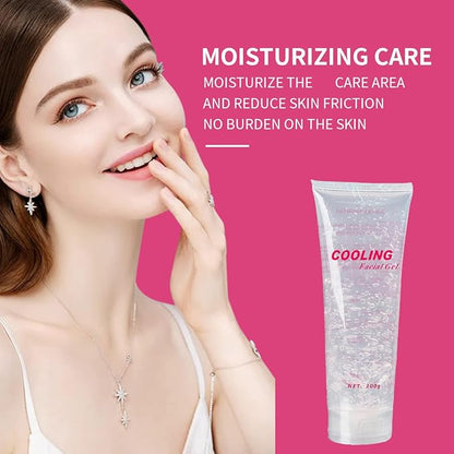 Cooling Gel for Women or Men Face Body Used with Laser Hair Removal System and Facial Machine Skin Lifting Tightening Device (21.16 Oz)