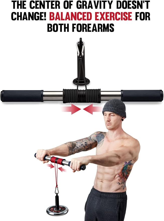 GD Wrist Roller V.W Forearm Blaster Trainer Arm