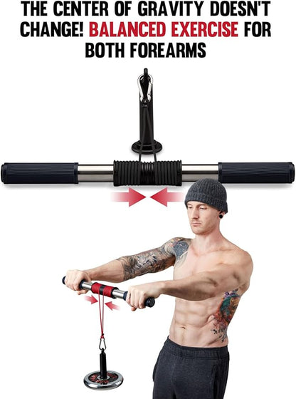 GD Wrist Roller V.W Forearm Blaster Trainer Arm
