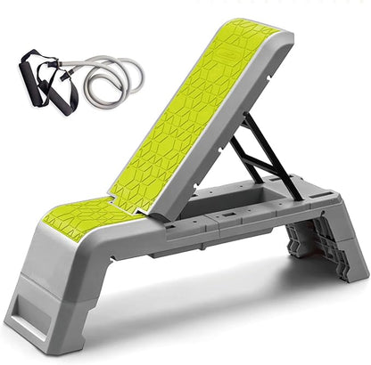 leikefitness Multifunctional Aerobic Deck with Cord Workout Platform