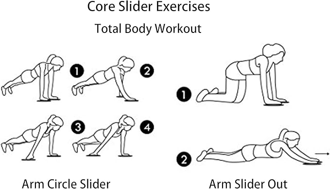 Exercise Core Sliders for Working Out
