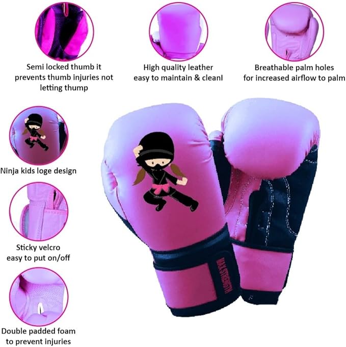 Durable Inflatable Kids Punching Bag for Karate and Boxing – Bounce-Back Martial Arts Bag for Boys and Girls, Great Birthday Gift to Relieve Energy and Build Skills for Boys Ages 4-12