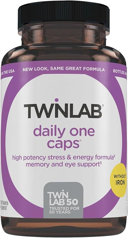 Twinlab Daily One without Iron and with Florglo, 60 Count