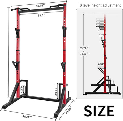 CANPA Multifunction Power Rack with Pull up Bar