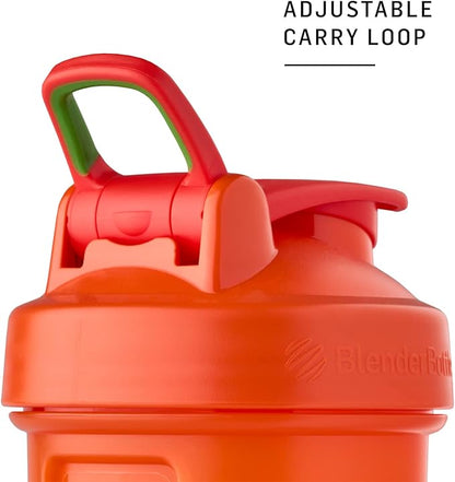 BlenderBottle Just for Fun Classic V2 Shaker Bottle Perfect for Protein Shakes and Pre Workout, 28-Ounce, Feel the Burn