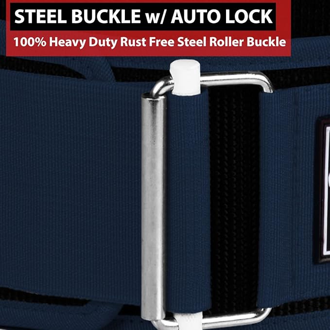 IBRO Quick Locking Premium Weight Lifting Belt - Powerlifting 4 Inch