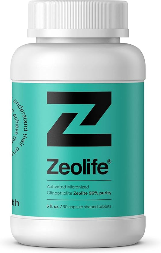 Zeolite-Activated 1 Gram per Capsule Micronized Clinoptilolite 96% Purity. Ultra FINE