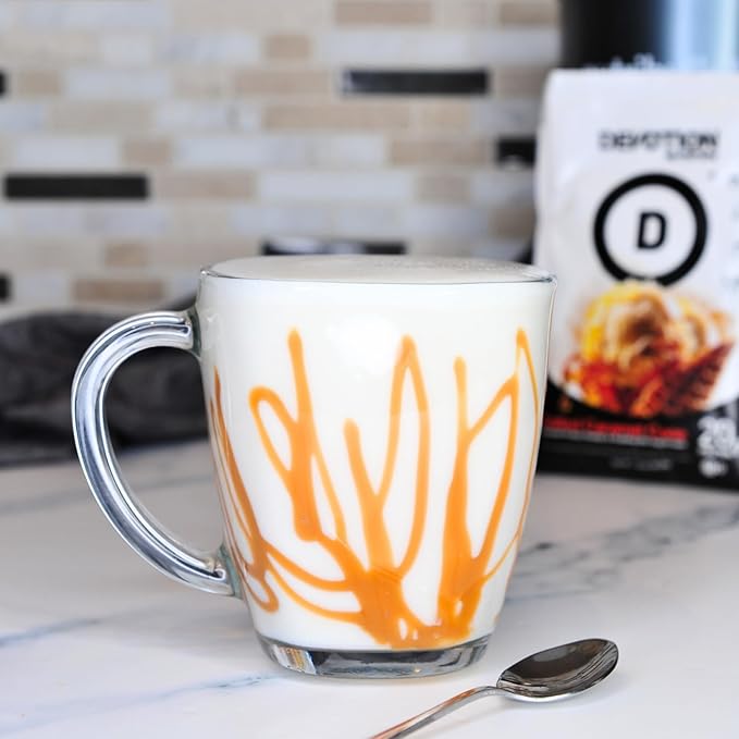 Devotion Nutrition Protein Powder Blend | Gluten Free, Keto Friendly, No Added Sugars | 1g MCT | 20g Whey & Micellar Protein | 2lb Tub (Salted Caramel Cone)