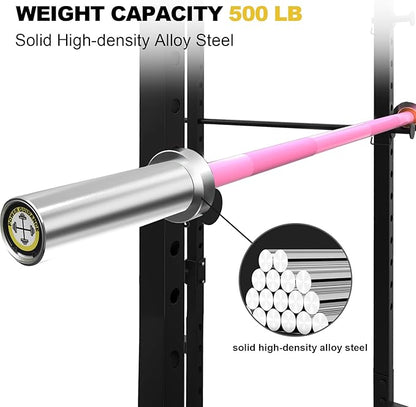 POWER GUIDANCE Chrome Olympic Barbell Bar 2 Inch 4ft/5ft/6ft