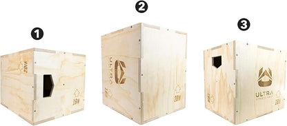 Plyo Box - Wooden 3-in-1 Plyometric Jump Box