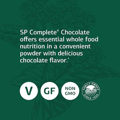 Standard Process SP Complete - Whole Food Immune Support, Liver Support, Antioxidant, with Rice Protein, Grapeseed Extract, and Choline - Vegetarian, Chocolate - 26 Ounce