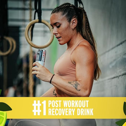 FITAID Recovery Blend, 100% Clean and Paleo Friendly, BCAAs, Glucosamine, Electrolyes, L-Glutamine, L-Arginine, Turmeric, Naturally Sweetened, Vegan 12 Fl Oz (Pack of 24)