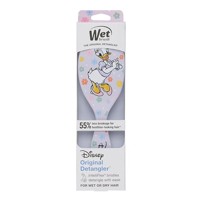 Wet Brush Original Detangling Hair Brush, Daisy (Hello Disney) - Ultra-Soft IntelliFlex Bristles - Detangler Brush Glide Through Tangles With Ease For All - For Women, Men, Wet & Dry Hair