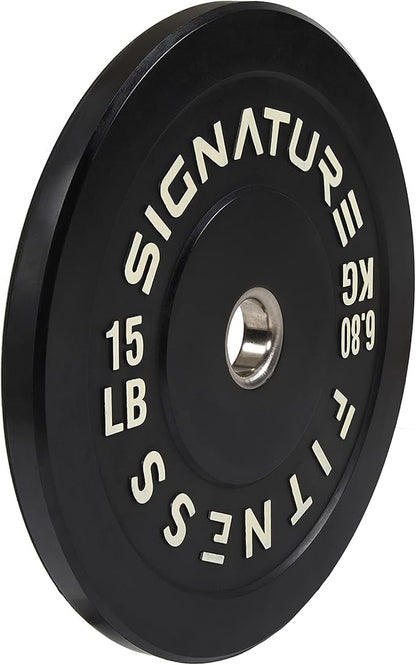 Signature Fitness 2" Olympic Bumper Plate Weight Plates