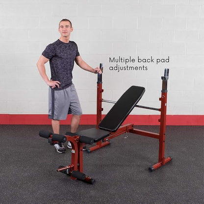 Body-Solid Best Fitness BFOB10 Adjustable Olympic Folding Weight