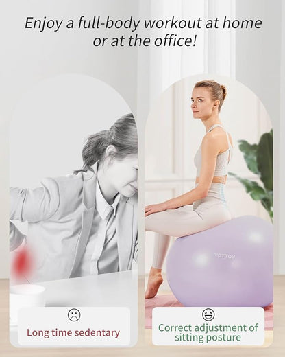 Anti-Burst Exercise Ball for Working Out