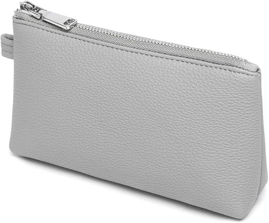 PU Leather Makeup Simple and Convenient Handbag Small Exquisite Storage Bag (Pu/Shark Gray)