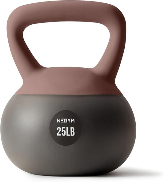 Soft Kettlebells with Cushioned Impact-Resistant Base and Anti-Slip